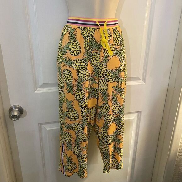 Ew Cuddl Duds Pineapple Lounge Set Sz Med - Picture 5 of 8